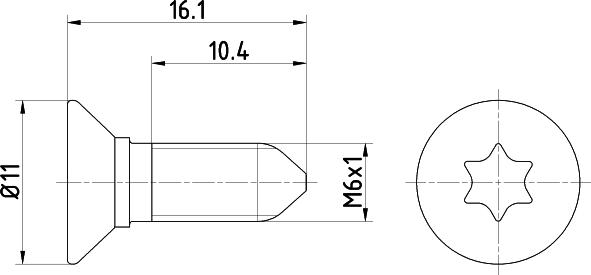 HELLA 8DZ 355 209-081 - Schraube, Bremsscheibe alexcarstop-ersatzteile.com