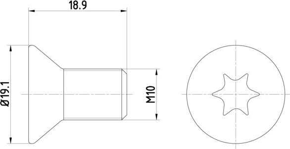 HELLA 8DZ 355 209-101 - Schraube, Bremsscheibe alexcarstop-ersatzteile.com