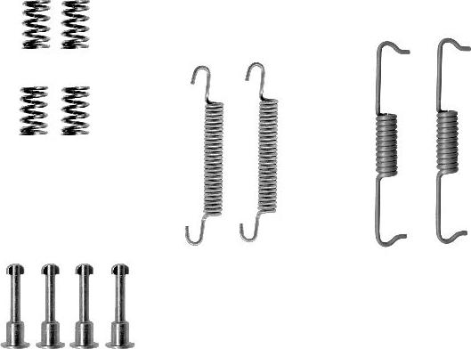 HELLA 8DZ 355 201-871 - Zubehörsatz, Feststellbremsbacken alexcarstop-ersatzteile.com