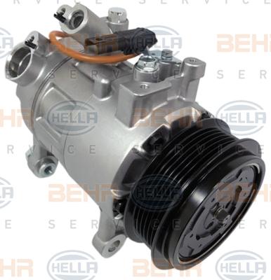 HELLA 8FK 351 002-861 - Kompressor, Klimaanlage alexcarstop-ersatzteile.com