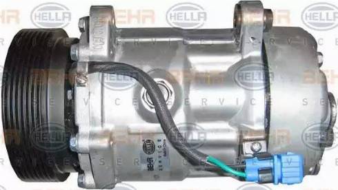 HELLA 8FK 351 127-021 - Kompressor, Klimaanlage alexcarstop-ersatzteile.com