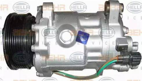 HELLA 8FK 351 127-391 - Kompressor, Klimaanlage alexcarstop-ersatzteile.com