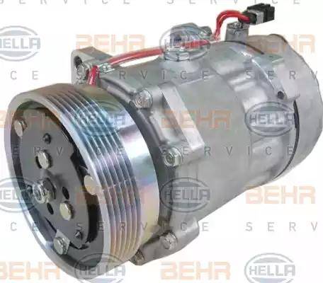 HELLA 8FK 351 127-331 - Kompressor, Klimaanlage alexcarstop-ersatzteile.com