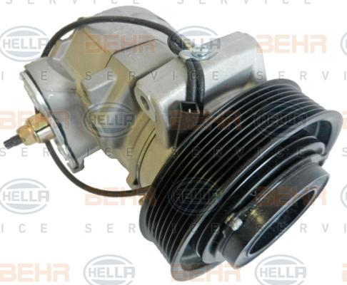 HELLA 8FK 351 176-711 - Kompressor, Klimaanlage alexcarstop-ersatzteile.com