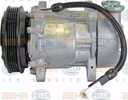 HELLA 8FK 351 316-931 - Kompressor, Klimaanlage alexcarstop-ersatzteile.com