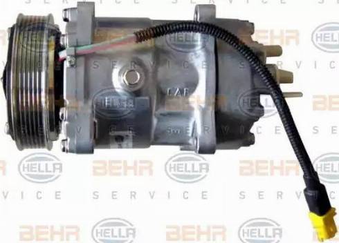 HELLA 8FK 351 316-451 - Kompressor, Klimaanlage alexcarstop-ersatzteile.com