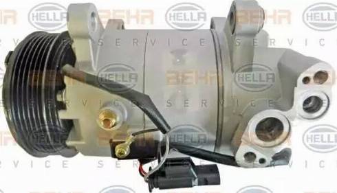 HELLA 8FK 351 339-741 - Kompressor, Klimaanlage alexcarstop-ersatzteile.com