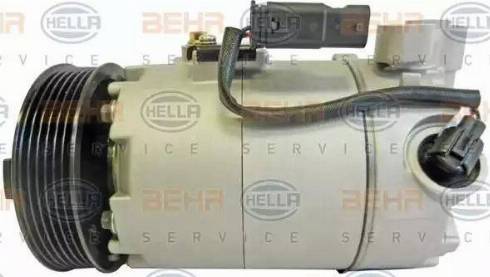 HELLA 8FK 351 339-731 - Kompressor, Klimaanlage alexcarstop-ersatzteile.com