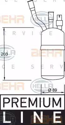 HELLA 8FT 351 192-321 - Trockner, Klimaanlage alexcarstop-ersatzteile.com