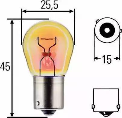 HELLA 8GA 006 841-801 - Glühlampe, Blinkleuchte alexcarstop-ersatzteile.com