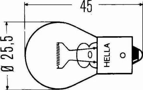 HELLA 8GA 002 073-137 - Glühlampe alexcarstop-ersatzteile.com