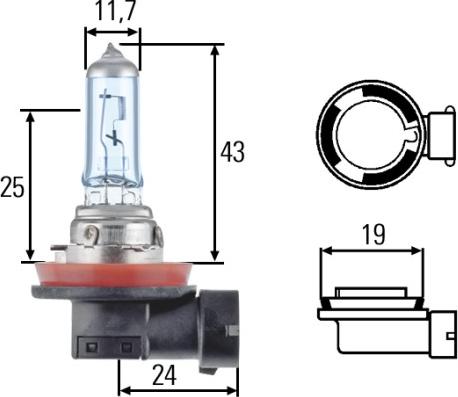 HELLA 8GH 008 356-151 - Glühlampe, Hauptscheinwerfer alexcarstop-ersatzteile.com