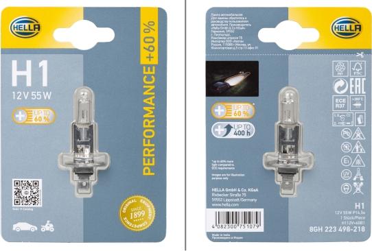 HELLA 8GH223498-218 - Glühlampe, Fernscheinwerfer alexcarstop-ersatzteile.com