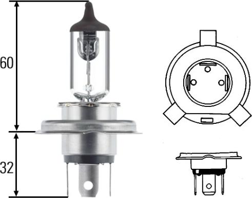 HELLA 8GJ 002 525-001 - Glühlampe, Hauptscheinwerfer alexcarstop-ersatzteile.com