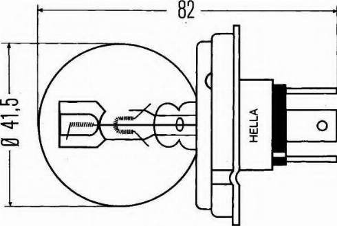 HELLA 8GJ 002 088-481 - Glühlampe, Hauptscheinwerfer alexcarstop-ersatzteile.com