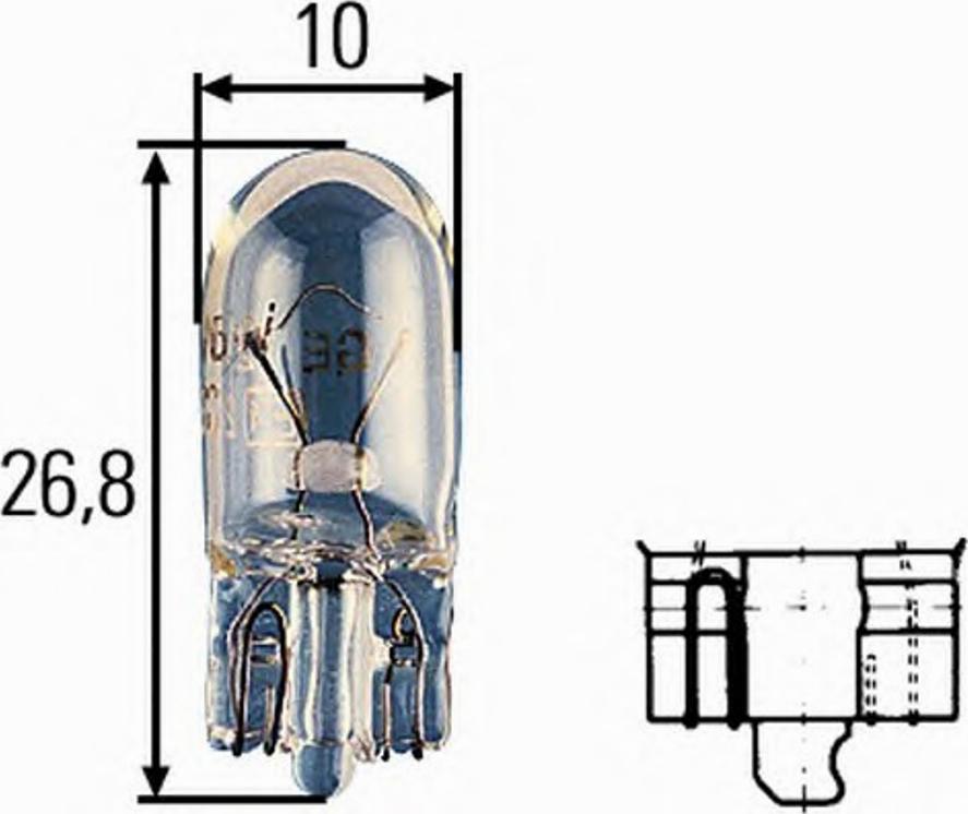 HELLA 8GP 003 594-128 - Glühlampe, Blinkleuchte alexcarstop-ersatzteile.com