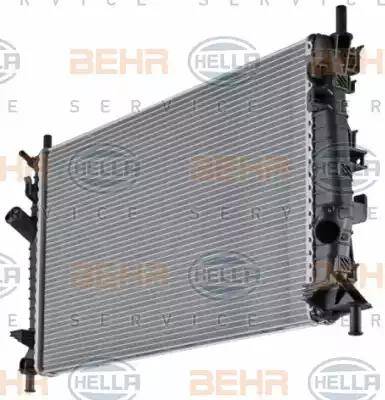 HELLA 8MK 376 764-261 - Kühler, Motorkühlung alexcarstop-ersatzteile.com