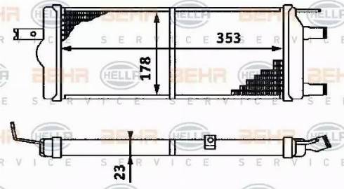 HELLA 8MK 376 715-051 - Kühler, Motorkühlung alexcarstop-ersatzteile.com