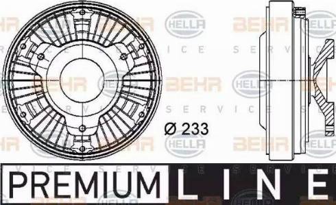 HELLA 8MV 376 730-061 - Kupplung, Kühlerlüfter alexcarstop-ersatzteile.com