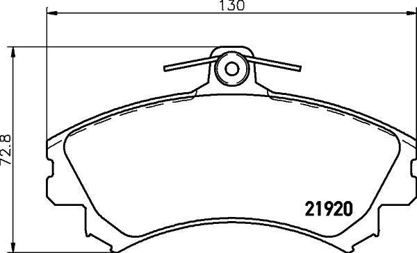 HELLA PAGID 8DB 355 016-681 - Bremsbelagsatz, Scheibenbremse alexcarstop-ersatzteile.com