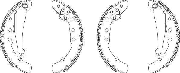 HELLA PAGID 8DB 355 003-561 - Bremsbackensatz alexcarstop-ersatzteile.com