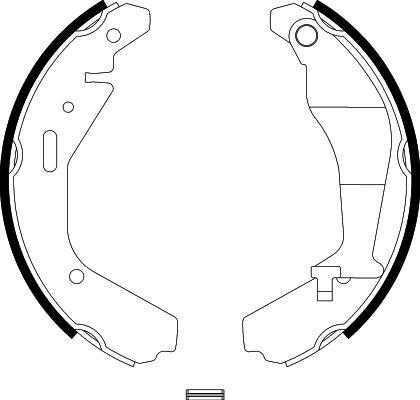 HELLA PAGID 8DB 355 002-951 - Bremsbackensatz alexcarstop-ersatzteile.com