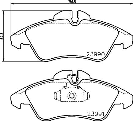 HELLA PAGID 8DB 355 014-481 - Bremsbelagsatz, Scheibenbremse alexcarstop-ersatzteile.com