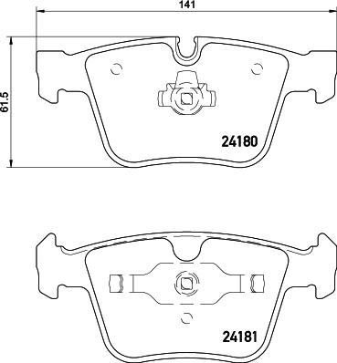 HELLA PAGID 8DB 355 013-641 - Bremsbelagsatz, Scheibenbremse alexcarstop-ersatzteile.com