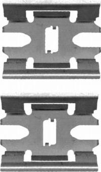 HELLA PAGID 8DZ 355 204-071 - Zubehörsatz, Scheibenbremsbelag alexcarstop-ersatzteile.com