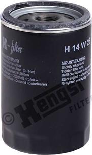 Hengst Filter H14W26 - Ölfilter alexcarstop-ersatzteile.com