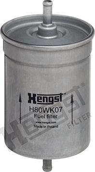 Hengst Filter H80WK07 - Kraftstofffilter alexcarstop-ersatzteile.com