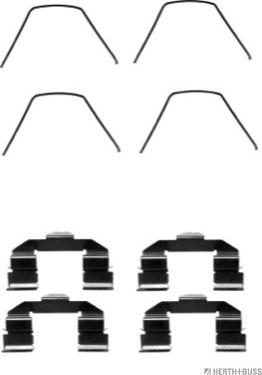 Herth+Buss Jakoparts J3663013 - Zubehörsatz, Scheibenbremsbelag alexcarstop-ersatzteile.com