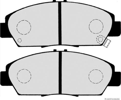 Herth+Buss Jakoparts J3604037 - Bremsbelagsatz, Scheibenbremse alexcarstop-ersatzteile.com