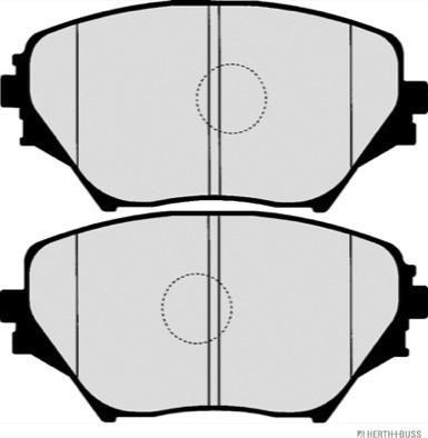 Herth+Buss Jakoparts J3602092 - Bremsbelagsatz, Scheibenbremse alexcarstop-ersatzteile.com