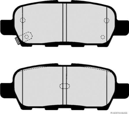 Herth+Buss Jakoparts J3611044 - Bremsbelagsatz, Scheibenbremse alexcarstop-ersatzteile.com