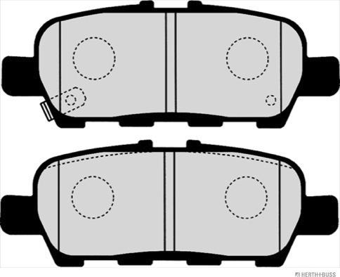 Herth+Buss Jakoparts J3611051 - Bremsbelagsatz, Scheibenbremse alexcarstop-ersatzteile.com