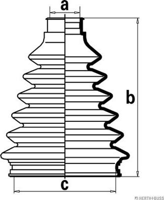Herth+Buss Jakoparts J2864025 - Faltenbalg, Antriebswelle alexcarstop-ersatzteile.com