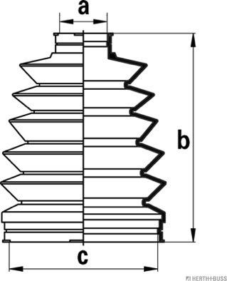 Herth+Buss Jakoparts J2863011 - Faltenbalg, Antriebswelle alexcarstop-ersatzteile.com