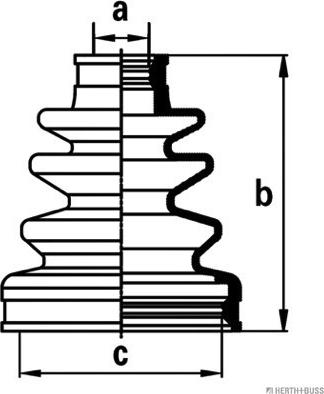 Herth+Buss Jakoparts J2884015 - Faltenbalg, Antriebswelle alexcarstop-ersatzteile.com