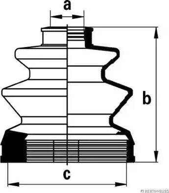 Herth+Buss Jakoparts J2885010 - Faltenbalg, Antriebswelle alexcarstop-ersatzteile.com