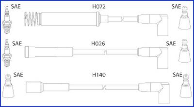 Hitachi 134202 - Zündleitungssatz alexcarstop-ersatzteile.com