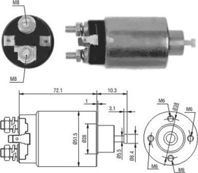 Hoffer 46095 - Magnetschalter, Starter alexcarstop-ersatzteile.com