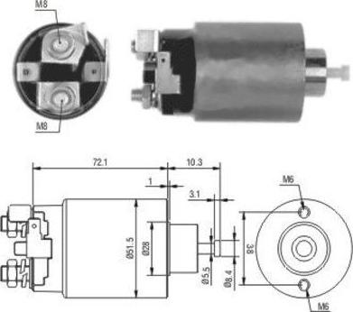 Hoffer 46025 - Magnetschalter, Starter alexcarstop-ersatzteile.com