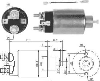 Hoffer 46142 - Magnetschalter, Starter alexcarstop-ersatzteile.com