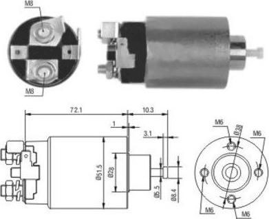 Hoffer 46162 - Magnetschalter, Starter alexcarstop-ersatzteile.com