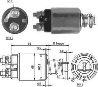 Hoffer 46119 - Magnetschalter, Starter alexcarstop-ersatzteile.com