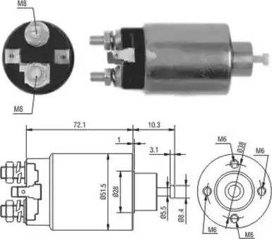 Hoffer 6646095 - Magnetschalter, Starter alexcarstop-ersatzteile.com