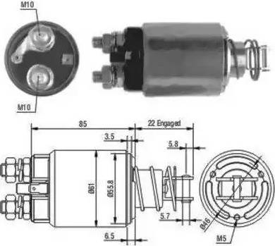 Hoffer 6646119 - Magnetschalter, Starter alexcarstop-ersatzteile.com