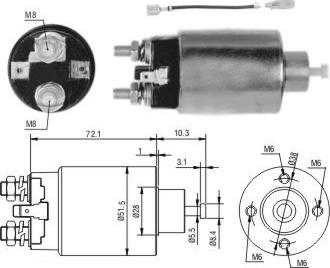 Hoffer 6646282 - Magnetschalter, Starter alexcarstop-ersatzteile.com