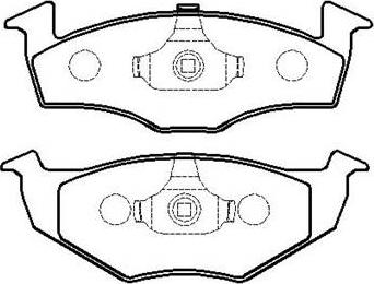 Roulunds Rubber 436681 - Bremsbelagsatz, Scheibenbremse alexcarstop-ersatzteile.com